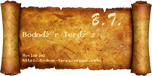 Bodnár Teréz névjegykártya